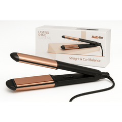 2 - in - 1 Hair Straightener & Curler ST482SDE – Sleek Styles or Soft Curls in One Tool - E11 Store