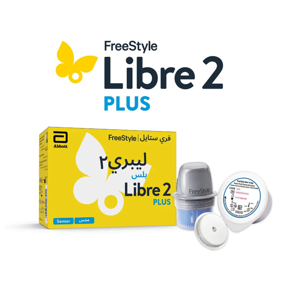 FreeStyle Libre 2 Plus Sensor – Abbott continuous glucose monitor available in UAE at E11Store.