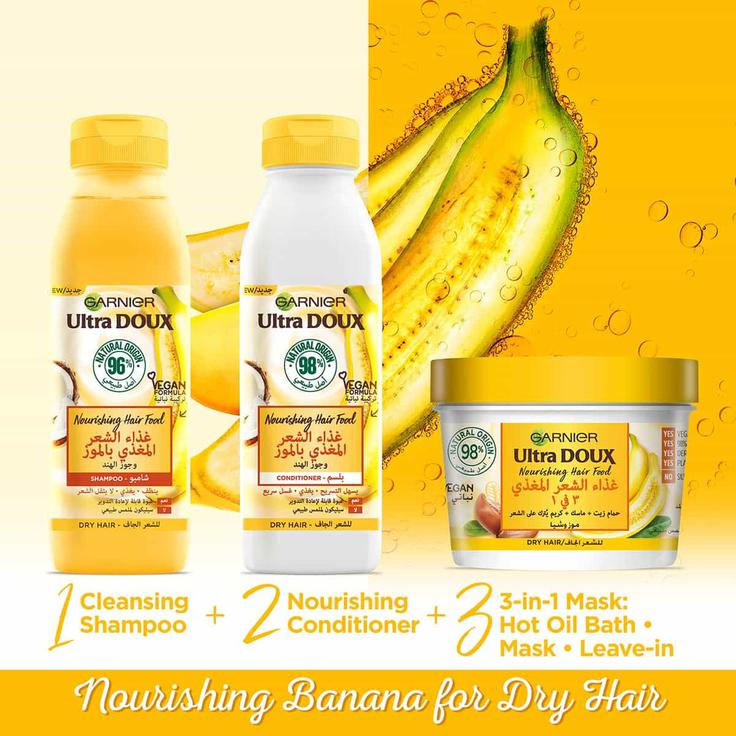 Garnier Ultra Doux Nourishing Banana Hair Food