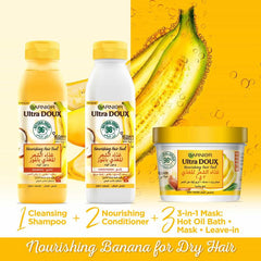 Garnier Ultra Doux Nourishing Banana Hair Food Shampoo for Dry Hair - E11 Store