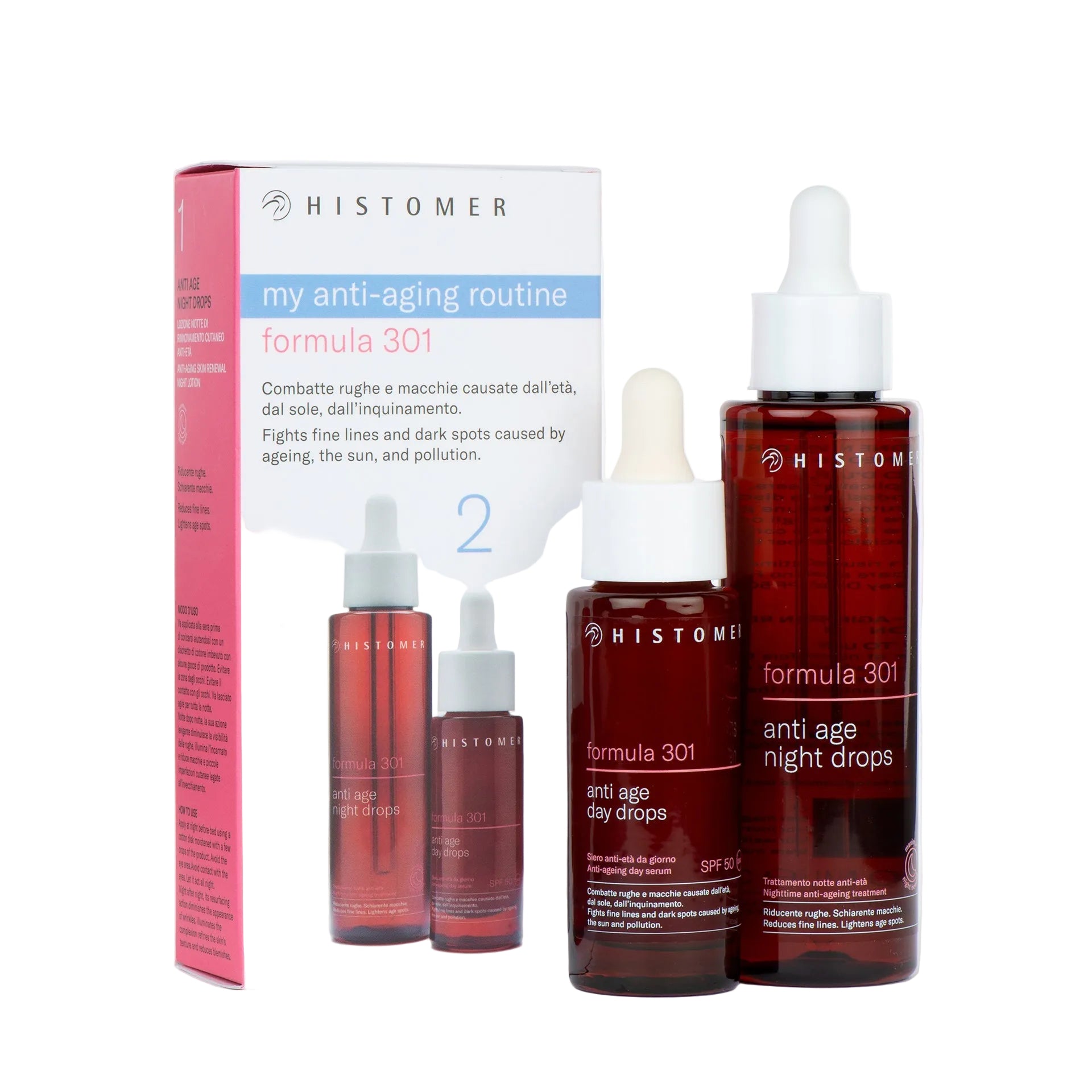 Formula 301 Anti - Age Day & Night Drops Kit – Purifying Treatment for Oily & Impure Skin - E11 Store