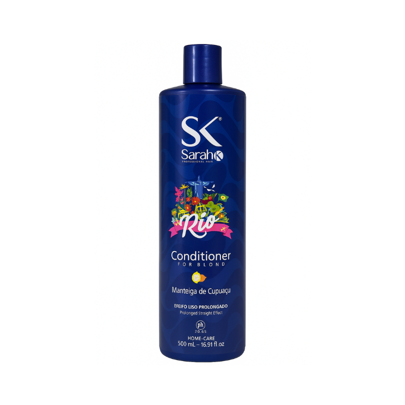 Sarah K Rio Conditioner 500ml – Blonde & Bleached Hair with Cupuaçu Butter, available at E11Store UAE