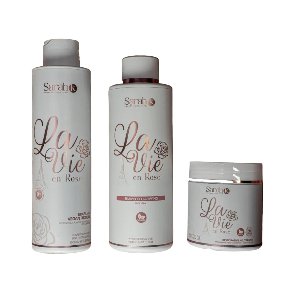 La Vie en Rose Shampoo, Conditioner & Hair Mask Set – Sulfate - Free Hair Care - E11 Store
