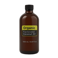 Organic Fractionated Coconut Oil – 1000 mL | Skin, Hair & Massage Use - E11 Store
