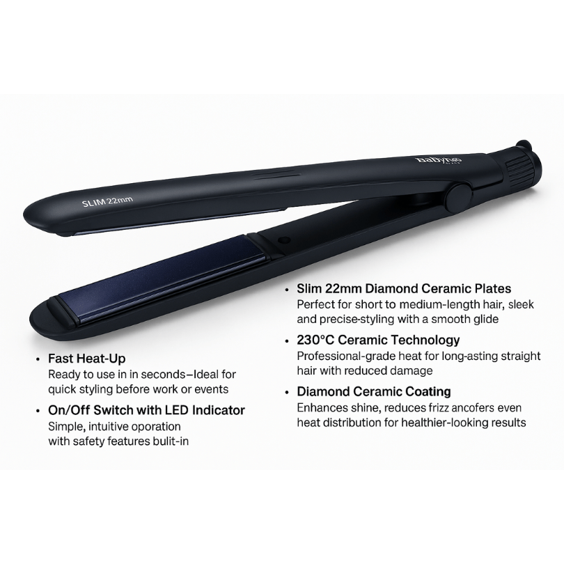 Protect Slim Hair Straightener Black ST325SDE - E11 Store