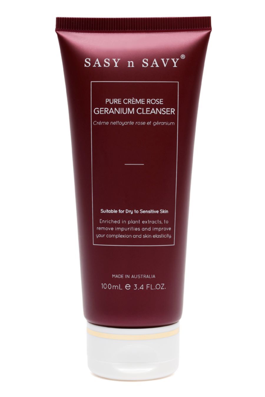 E11 Store, SASY N SAVY Pure Creme Rose Geranium Cleanser 