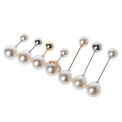 Faux Pearl Brooch Pins For Sweater, Shawl, Clip Dress, Cardigan Collar - E11 Store