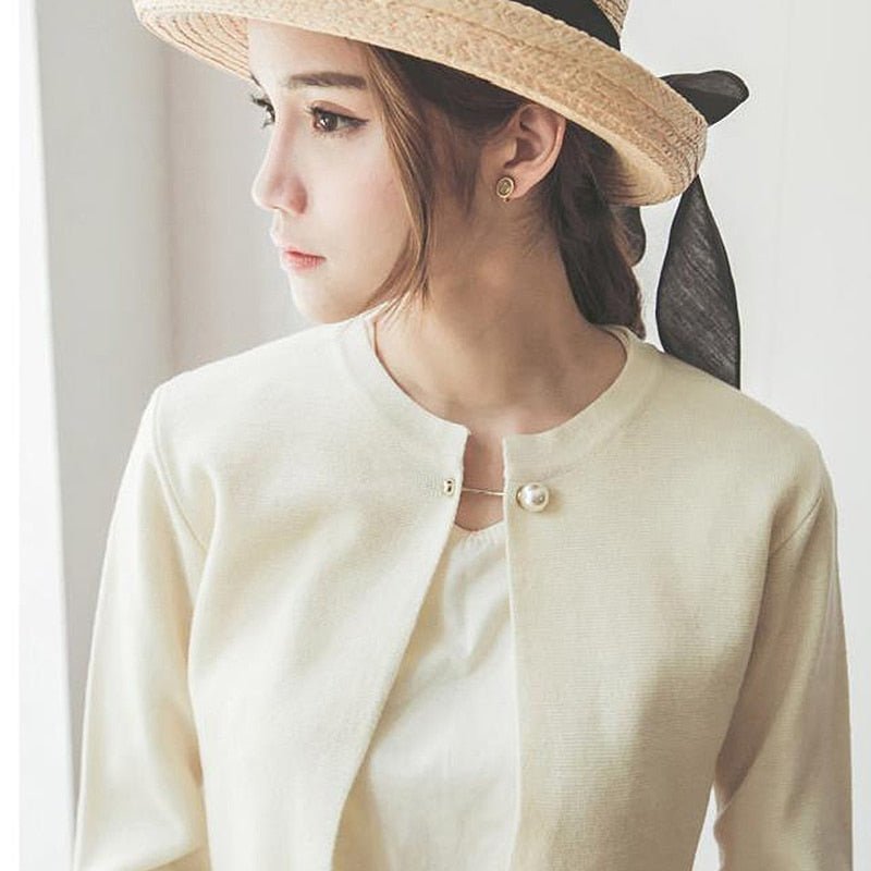 Elegant Faux Pearl Brooch Pins – For Sweaters, Shawls, Cardigans & Dresses - E11 Store